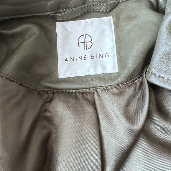 ANINE BING Leather Monroe -Oversized Style- Tag Small - Picture 11 of 16